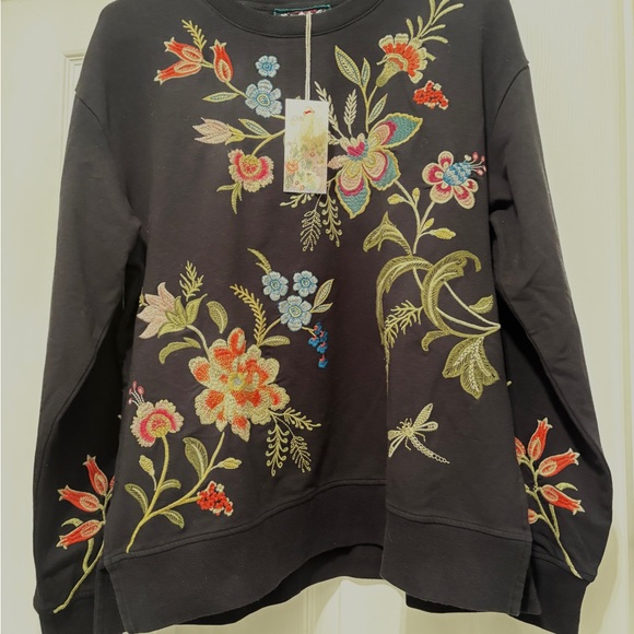 JOHNNY WAS NWT JULIANNA SWEATSHIRT SZ M - Picture 11 of 11